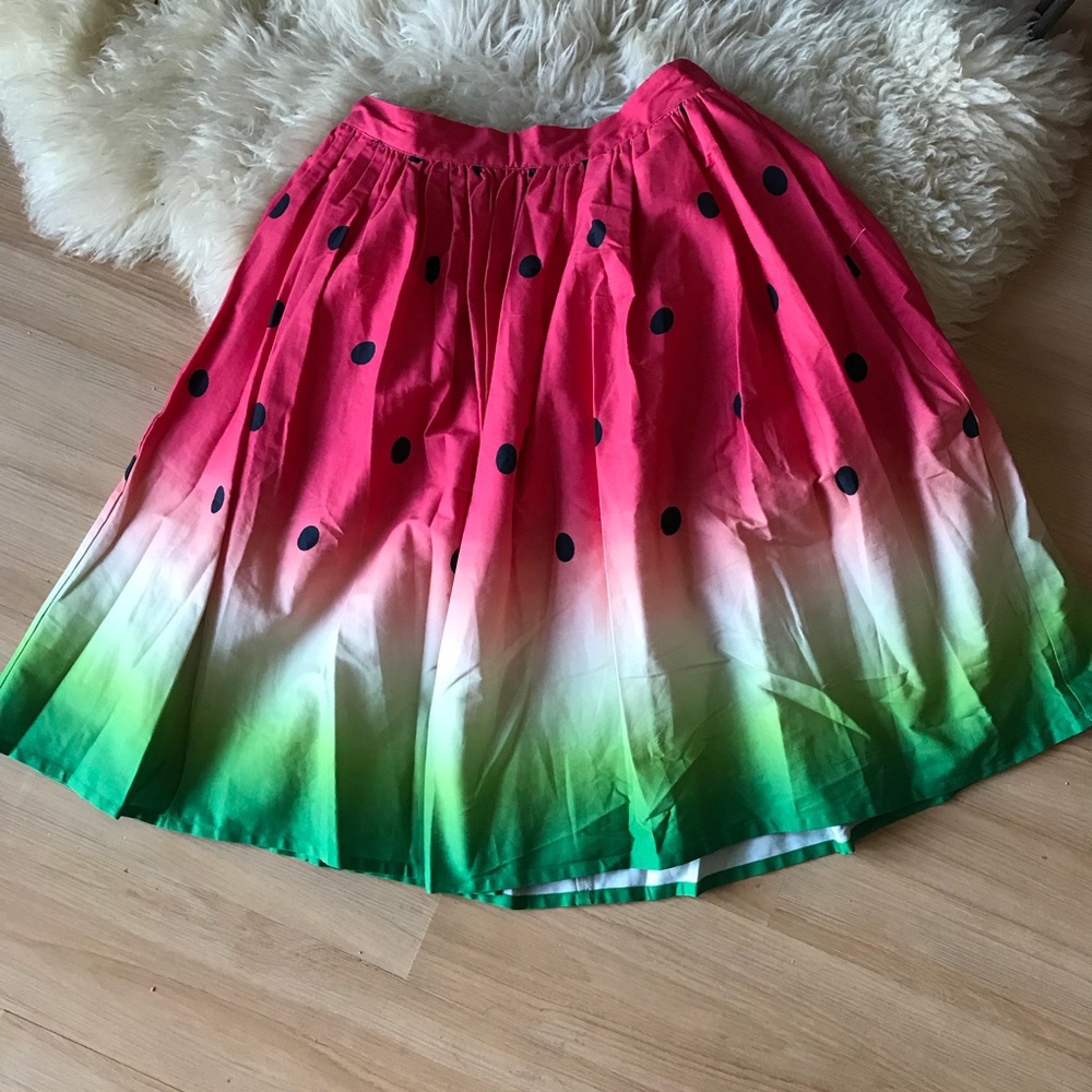 Unique Vintage Watermelon Skirt